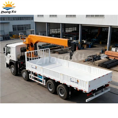 Heavy Duty 12 Ton Howo Truck Mounted Crane